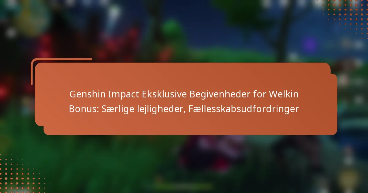 Genshin Impact Eksklusive Begivenheder for Welkin Bonus: Særlige lejligheder, Fællesskabsudfordringer